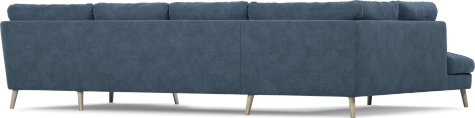 Madison - 2-sits soffa med divan vänster och schäslong höger - Blå