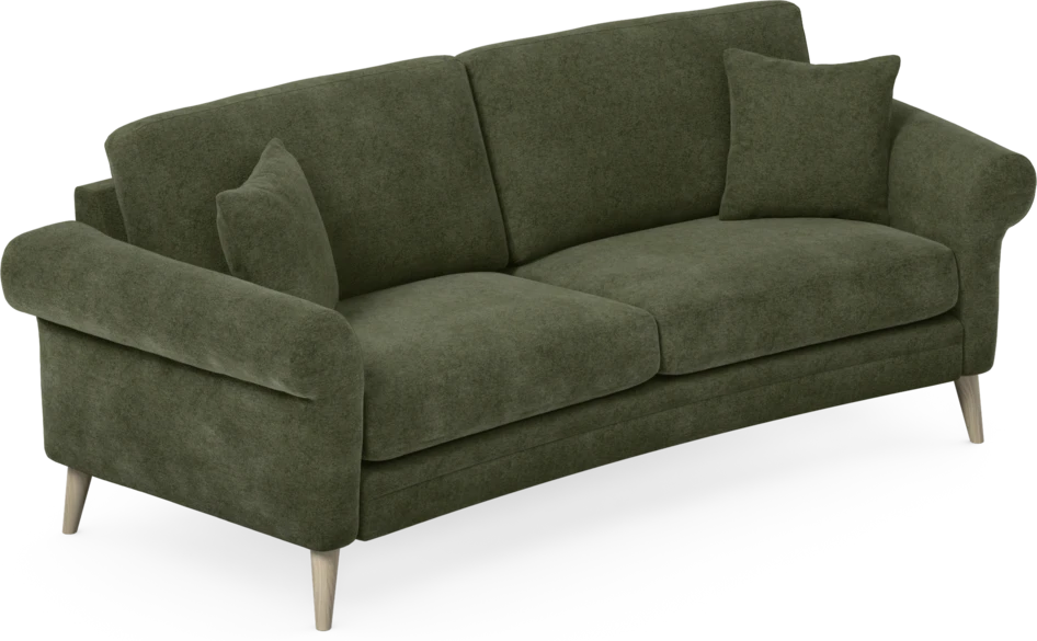 Eden - 2,5-sits soffa svängd - Grön