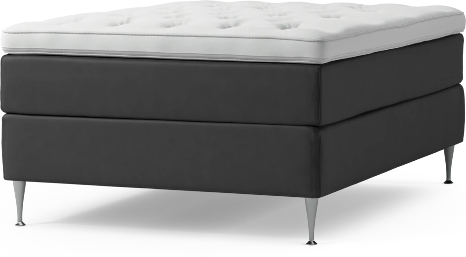 Delux Exclusive - Kontinentalsäng, enkelsäng 140 cm med bäddmadrass och sängben