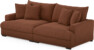 Rossi - 3-sits soffa - Orange