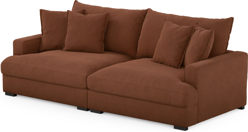 Rossi - 3-sits soffa - Orange