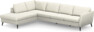 County - 3-sits soffa med divan vänster - Vit