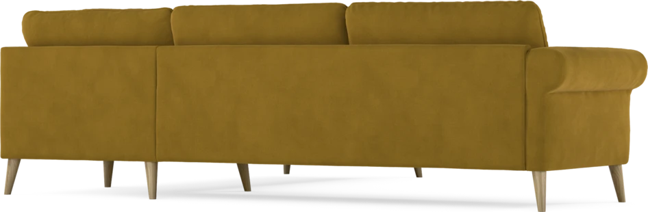 Bridge - Hörnsoffa, 3+2-sits - Gul