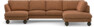 Madison Lux - 2-sits soffa med schäslong vänster och divan höger - Orange