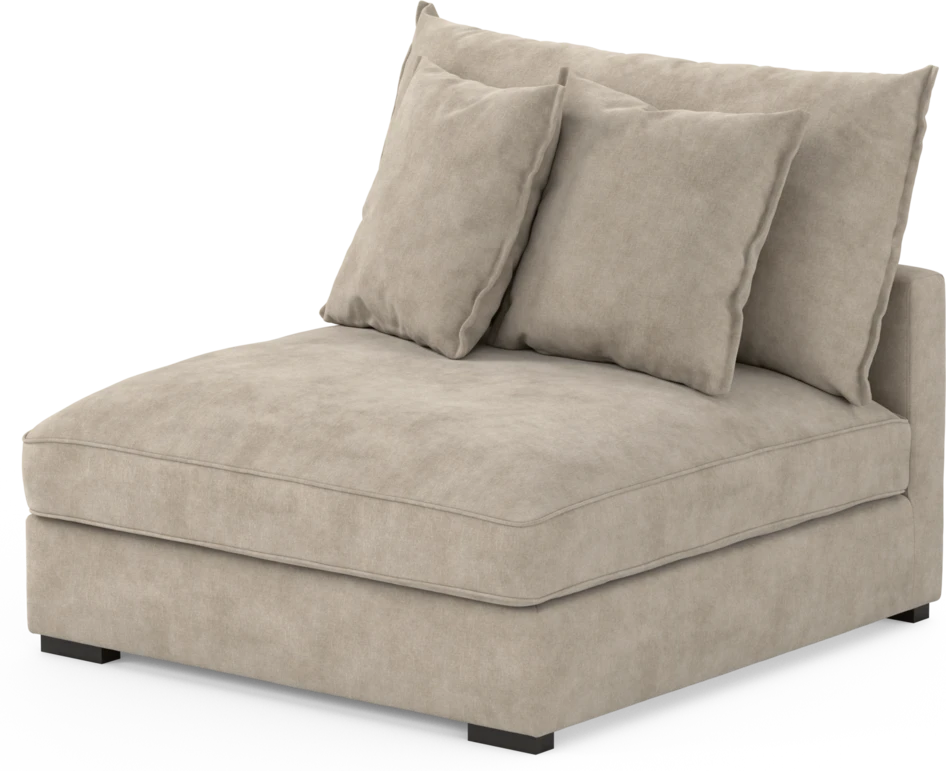 Rossi - 1,5-sits utan armstöd - Beige