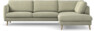 Madison Lux - 3-sits soffa med divan höger - Grön