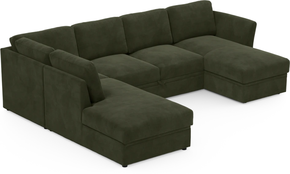 Öland - Bäddsoffa med divan vänster och schäslong höger - Beige