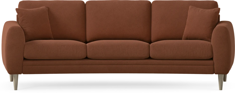 Eden - 3-sits soffa svängd - Orange
