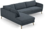 County - 2,5-sits soffa med divan vänster - Blå