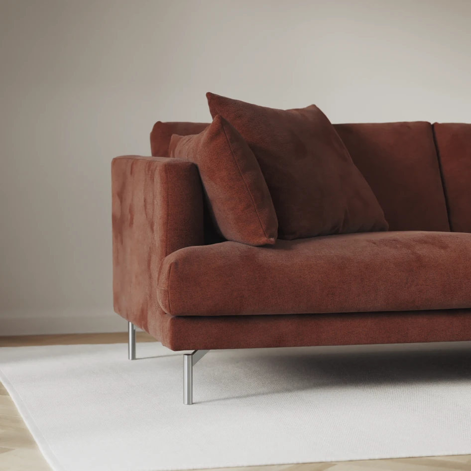 Harper - 4-sits soffa - Orange