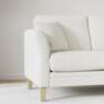 Eden - 2,5-sits soffa med schäslong - Vit