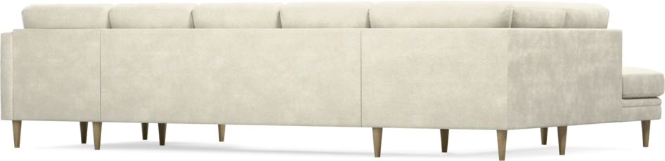 Eden - 3-sits soffa med divan vänster och schäslong höger - Vit