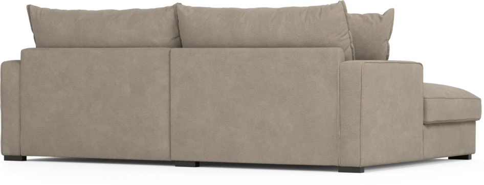 Mila - 2-sits soffa med schäslong XL vänster - Beige