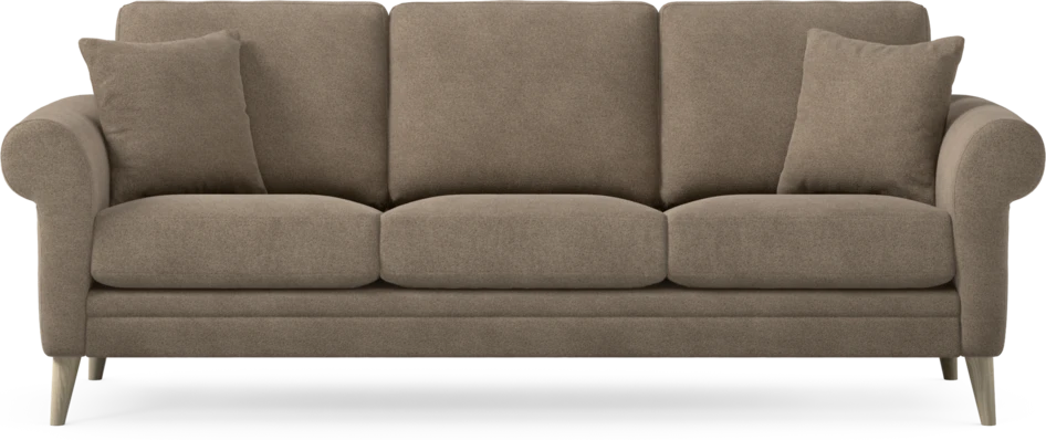 Eden - 3-sits soffa - Brun