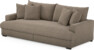 Rossi - 3-sits soffa, hel dyna - Beige
