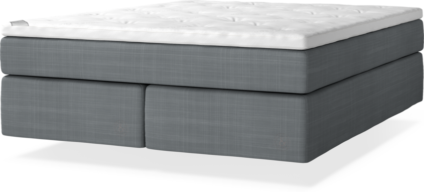 Cape Farewell Comfort - Kontinentalsäng, dubbelsäng med svävande utseende - Grå