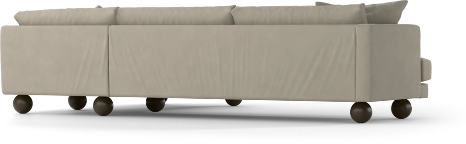 Harper - 3-sits soffa med divan höger - Beige
