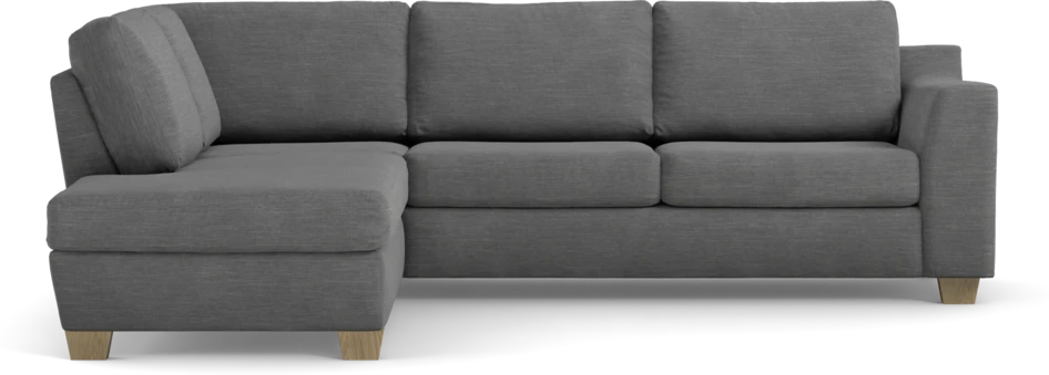 Friday - 2,5-sits soffa med divan vänster - Grå