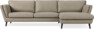 Madison - 3-sits soffa med schäslong höger - Beige