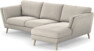 Madison - 2-sits soffa med schäslong höger - Beige