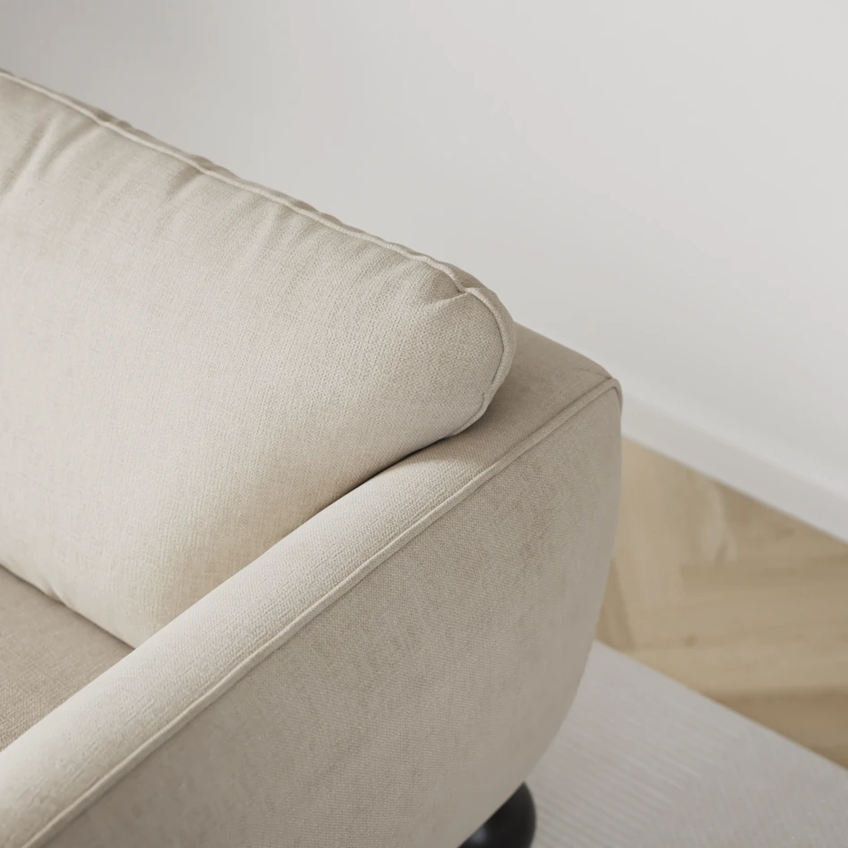 Madison Lux - Hörnsoffa med schäslong vänster - Beige