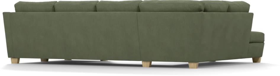 Friday - 3-sits soffa med divan vänster och schäslong höger - Grön