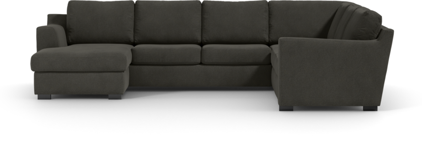 Friday - Hörnsoffa, 3+2-sits med schäslong vänster - Grå