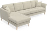 Eden - 3-sits soffa med schäslong - Beige
