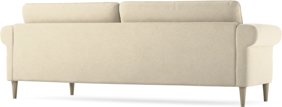 Bridge - 3-sits soffa svängd - Beige