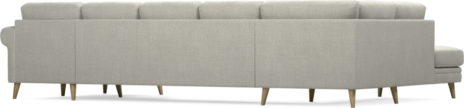 Eden - 3-sits soffa med divan vänster och schäslong höger - Grå