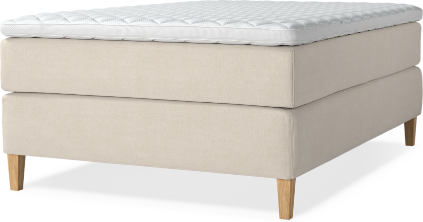 Delux Exclusive - Kontinentalsäng, enkelsäng 140 cm med bäddmadrass