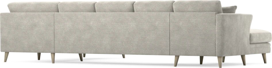 Eden - 3-sits soffa med schäslong vänster och divan höger - Grå