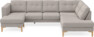 Rio - 3-sits soffa med schäslong vänster och divan höger - Beige