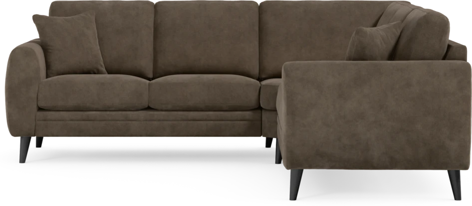 Eden - Hörnsoffa, 2+2-sits - Brun