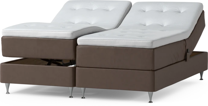 Delux Dream, Ställbar säng, dubbelsäng med bäddmadrass