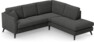 Eden - 2-sits soffa med divan - Svart