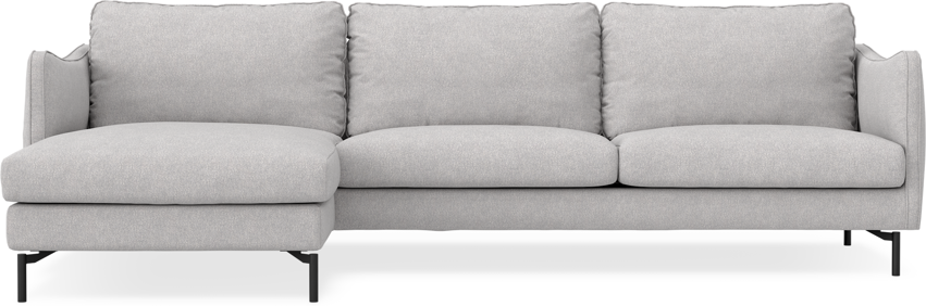 Madison - 3-sits soffa med schäslong vänster - Grå