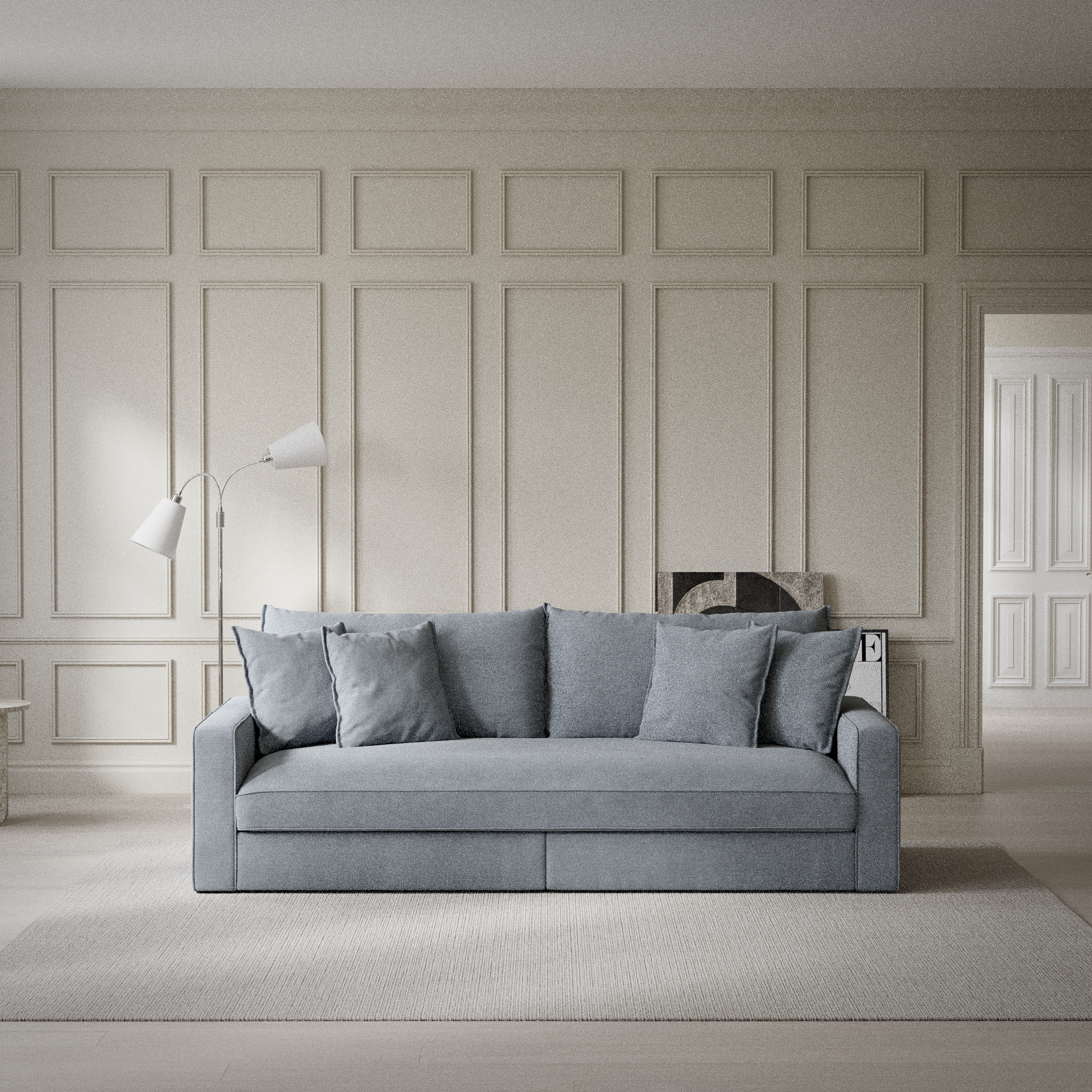 Rossi, 3-sits soffa, hel dyna