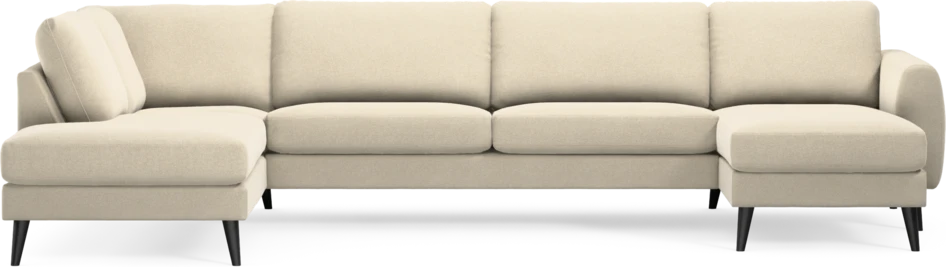 Bridge - 3-sits soffa med divan vänster och schäslong höger - Beige