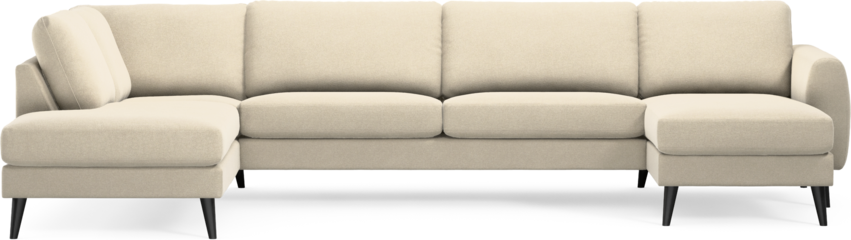 Bridge - 3-sits soffa med divan vänster och schäslong höger - Beige