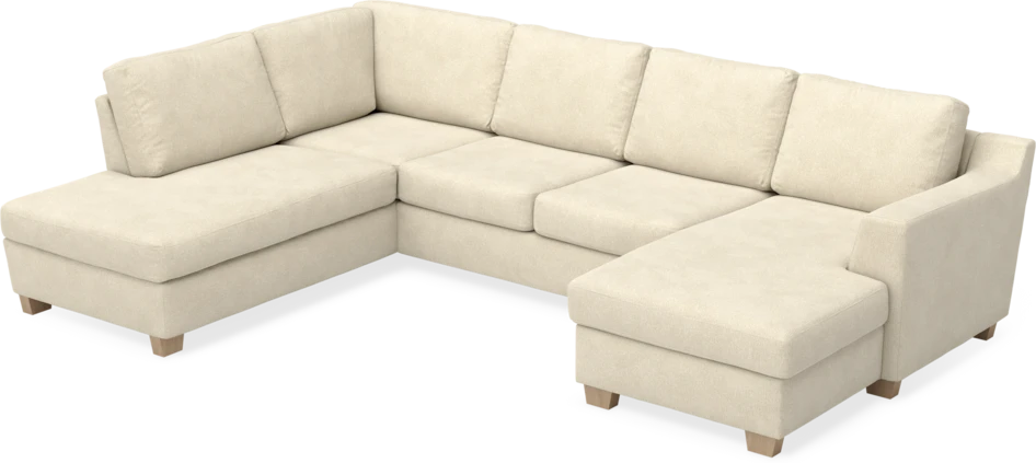 Friday - 3-sits soffa med divan vänster och schäslong höger - Beige