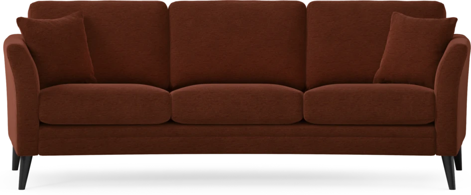 Eden - 3-sits soffa svängd - Orange