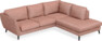 Madison - 2-sits soffa med divan höger - Röd