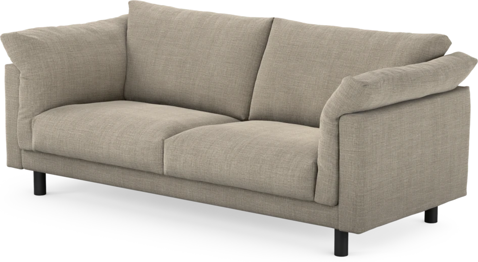 Cherrie - 2,5-sits soffa, fast klädsel - Beige
