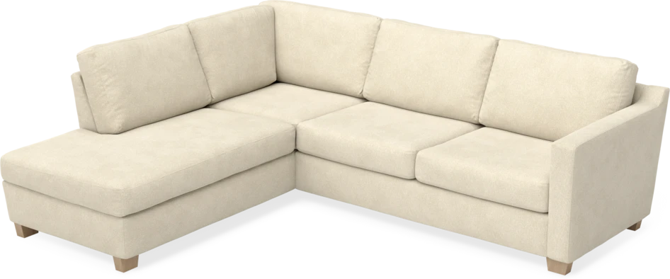 Friday - 2,5-sits soffa med divan vänster - Beige