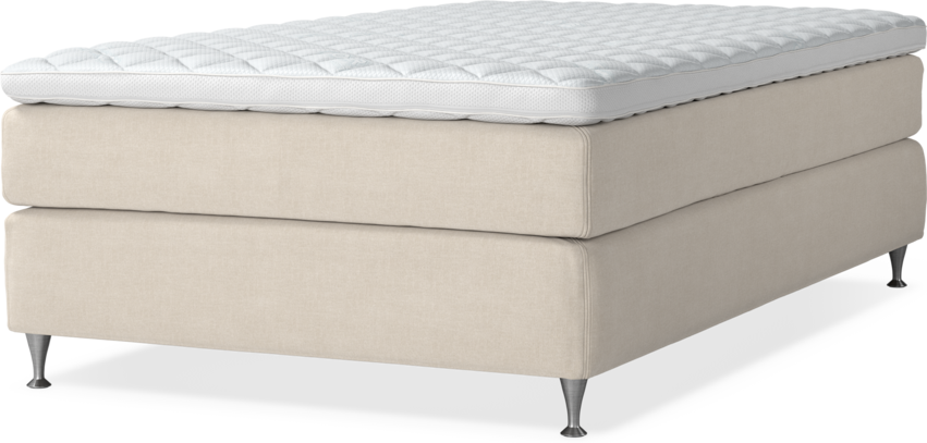 Delux Sense - Kontinentalsäng, enkelsäng 120 cm med bäddmadrass