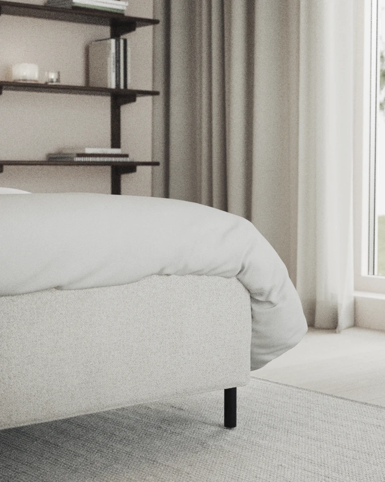 Delux Exclusive - Kontinentalsäng, enkelsäng 120 cm med bäddmadrass och sängben - inspiration