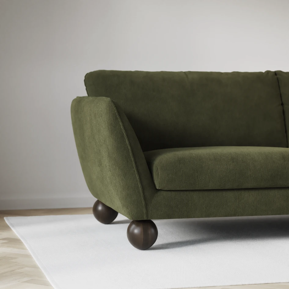 Madison Lux - Hörnsoffa 2+3-sits, hörn 2 - Grön