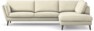 Madison Lux - 3-sits soffa med divan höger - Vit