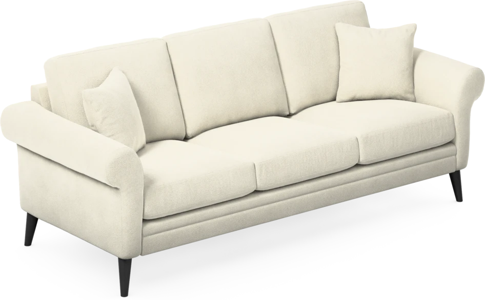 Eden - 3-sits soffa - Vit